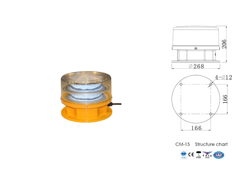 Medium Intensity Aviation Obstruction Light type A