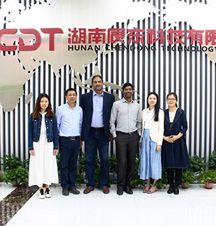 Dubai customer visit CDT factory for cooperation