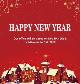 Notice :New years holiday office closures  