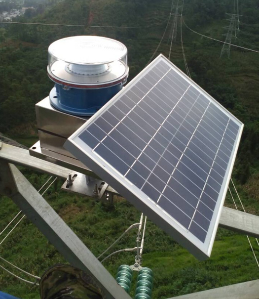 CK-16 Solar Power Medium Intensity Obstruciton lights for 220KV Electrical Power Tower Project