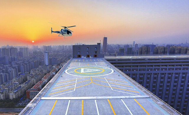 Helipad lights for Shopping Buidling Heliport