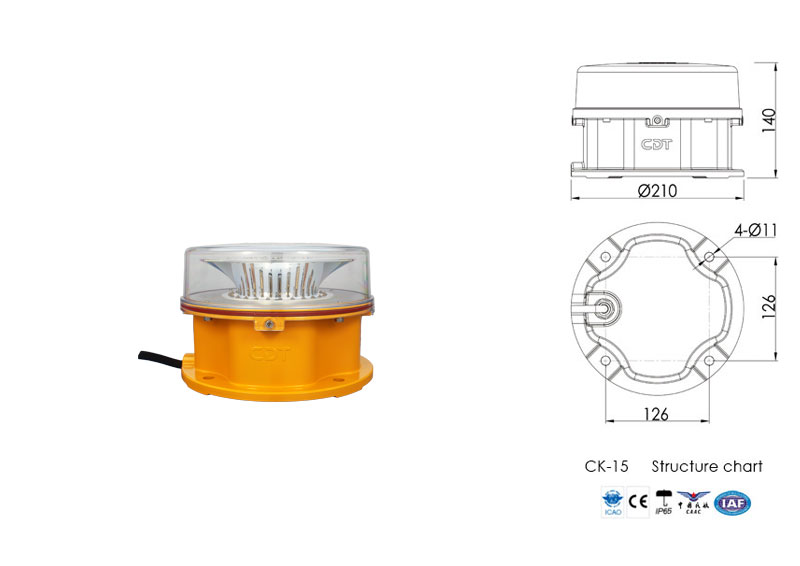 Medium Intensity Aviation Obstruction Light type B