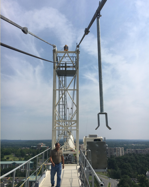 CK-15-T solar powered obstruction light on tower crane