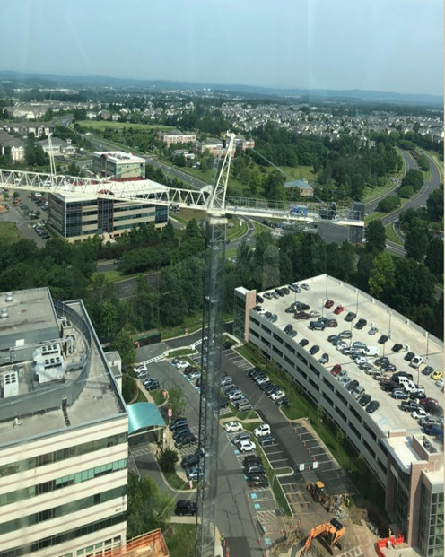 CK-15-T solar powered obstruction light on tower crane