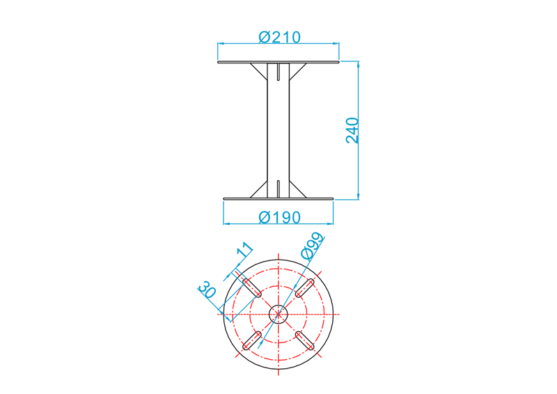 Vertical Type Mounting Bracket