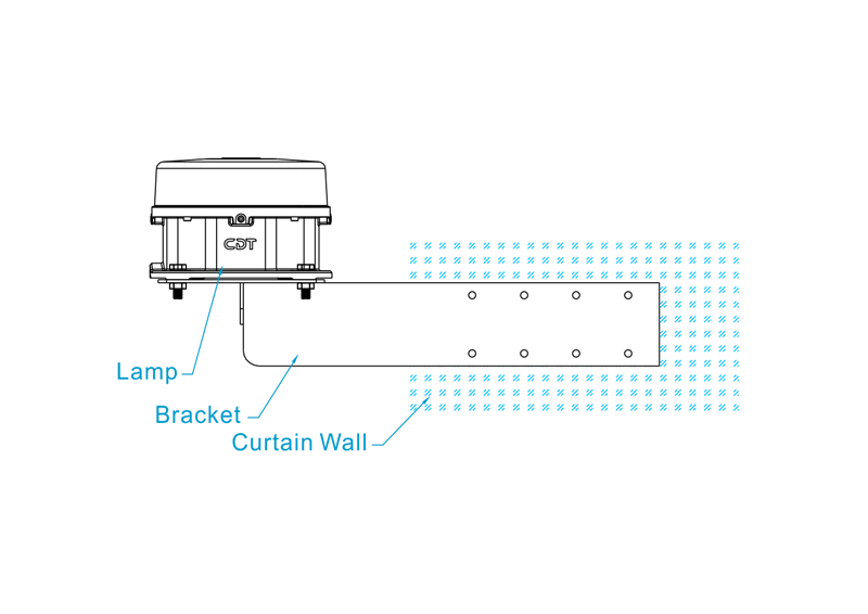 Curtain Wall Type Mounting Bracket