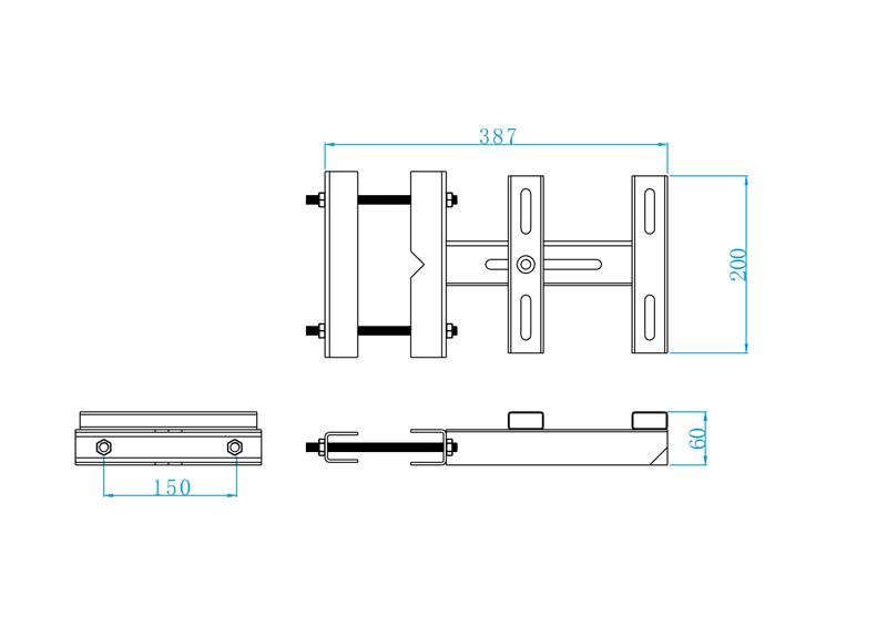 Mounting Bracket of  Angle Iron Type