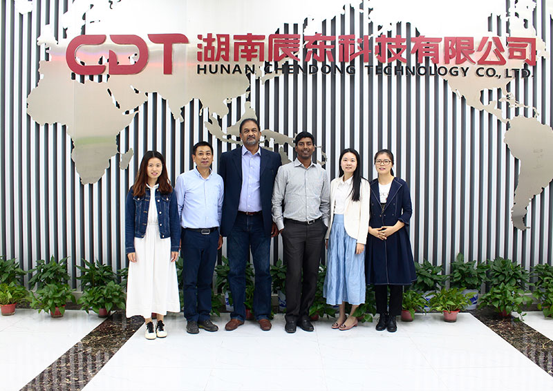 Dubai customer visit CDT factory for cooperation