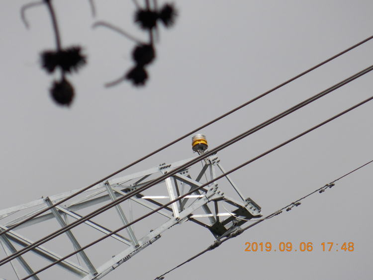 Aircraft Warning Light System for 550KV High Voltage Power Line/Transmission Tower